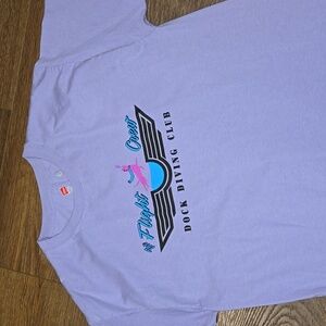 HANES THE FLIGHT CLUB DOCK DIVING DOGS tshirt.  #6070